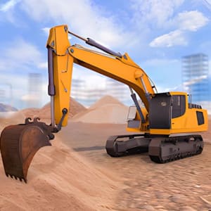 Excavator Crane Driving Sim 