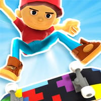 Blocky Skater Rush