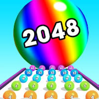 Color Ball Run 2048