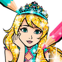 Fashion Coloring Book Glitter