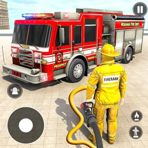 Fire Truck Rescue Driving