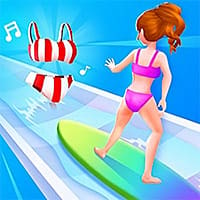 Girl Surfer 3D