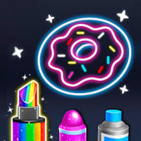 Kids Glow Paint Game