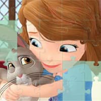 Sofia And Animals Jigsaw Puzzle