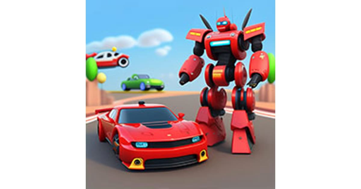 iron robot car transform game